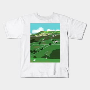 Swaledale Hillside Kids T-Shirt